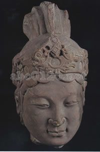 石刻菩薩頭像