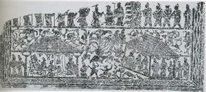 紡織図石刻拓本