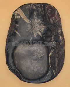 菊花石秋潭菊硯