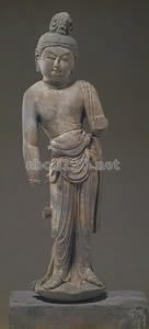 石造菩薩立像