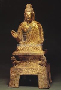 金銅釈迦仏像