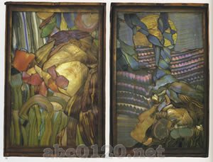 ガラス・モザイク画(2点)